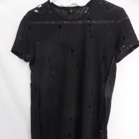 GUESS, xxs, short sleeve shirt, with holes, BNWOT